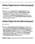 Unter- und Überversorgung können nachteilige Folgen für die Gesundheit haben.