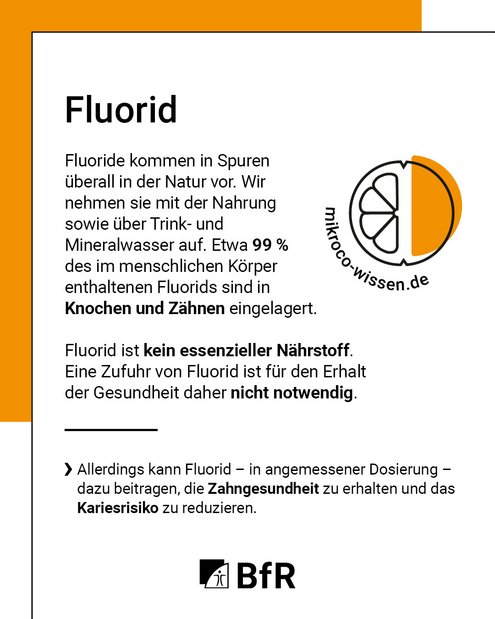 Fluorid ist kein essentieller Nährstoff