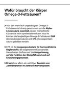 Die Omega-3-Fettsäuren EPA und DHA haben viele Funktionen im Körper.
