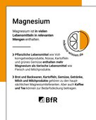 Lebensmittel mit hohen Magnesium-Gehalten